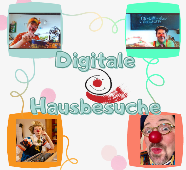 Digitale Clowns kommen zu Besuch