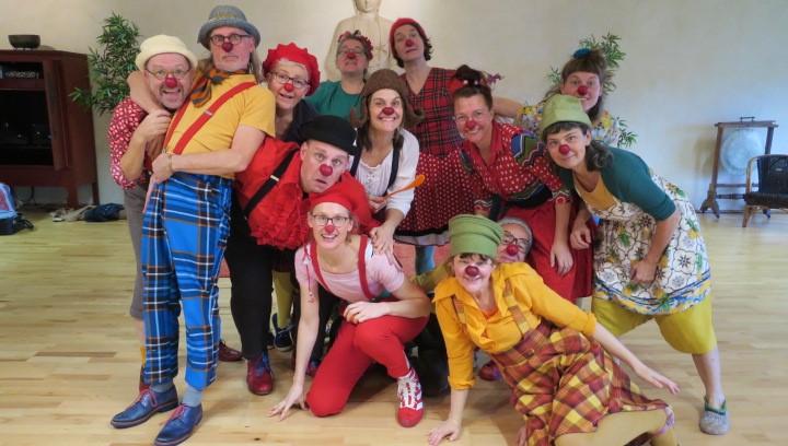 Clowns beim Jahresworkshop