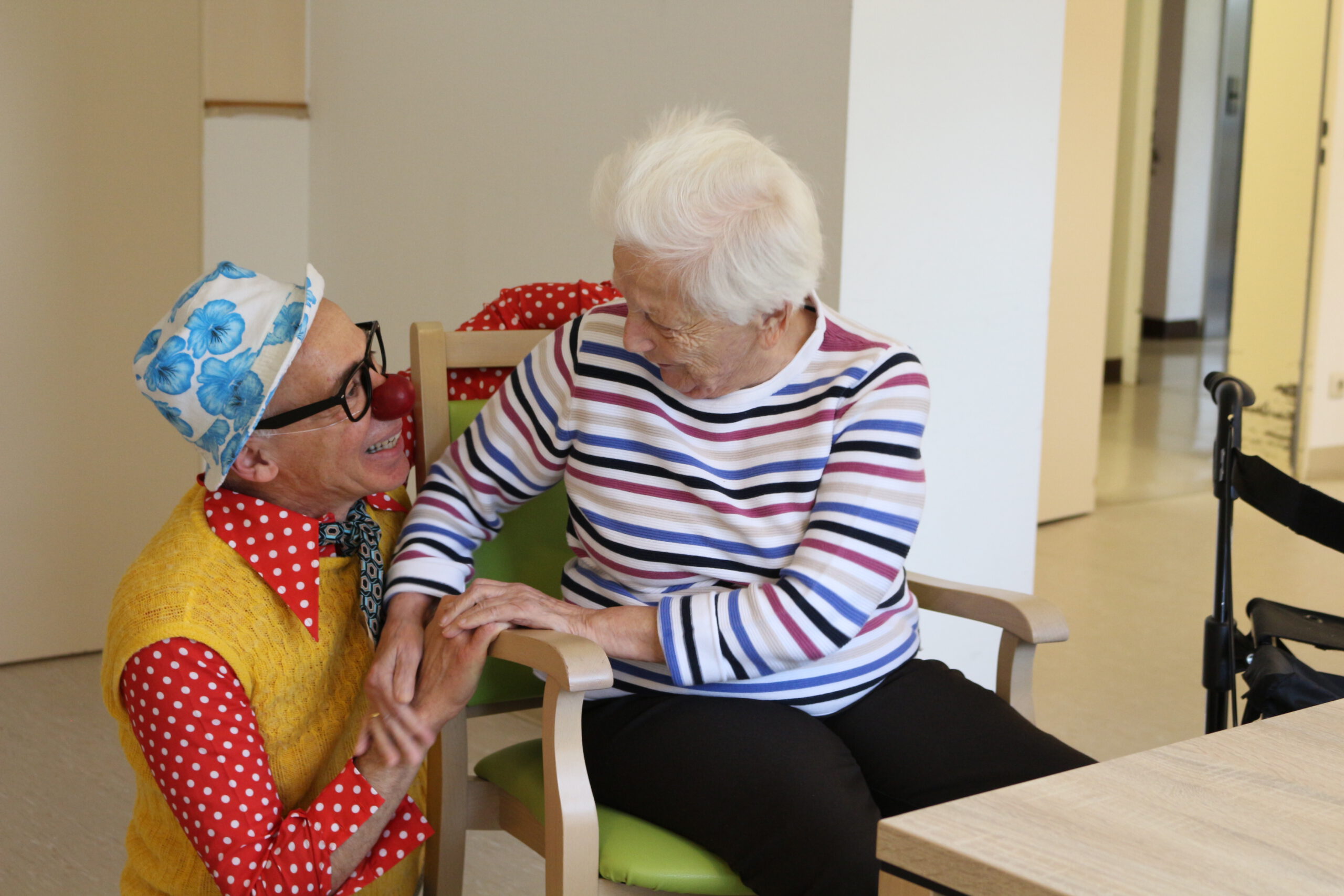 Lucky im Marie-Juchaz Haus