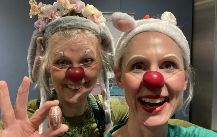 Elfie und Möwe wünschen Frohe Ostern